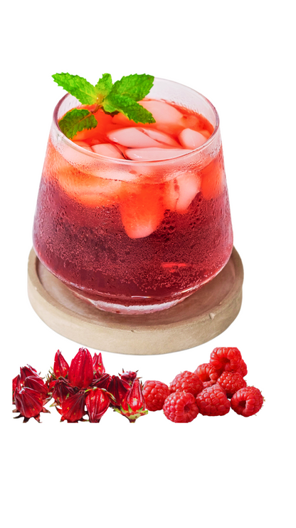 Iced Tea ++ Hibiscus-Raspberry